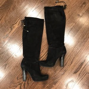 BCBG black knee high boots.